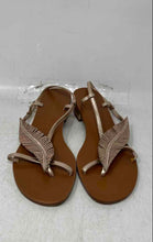 Load image into Gallery viewer, Lola Cruz Womens Bronze Open Toe Block Heel Slingback Sandals Size EUR 37

