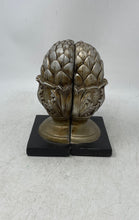 Load image into Gallery viewer, Set Of 2-Piece Sicura BE029-SL Silver Collectible Pineapple Bookend Stands

