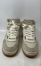 Load image into Gallery viewer, Pull &amp; Bear Mens Beige Leather High Top Lace-Up Sneaker Shoes Size 11
