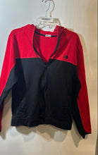 Load image into Gallery viewer, The North Face Mens Red Black Colorblock Long Sleeve Full-Zip Hoodie Size L
