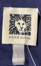 Load image into Gallery viewer, Anne Klein Womens Blue Short Sleeve Henley Neck Blouse Top Size Large
