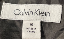 Load image into Gallery viewer, Calvin Klein Womens Black Side Zip Knee Length Straight &amp; Pencil Skirt Size 10
