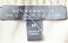 Load image into Gallery viewer, Neiman Marcus Womens Ivory Sequence Long Raglan Sleeve Pullover Sweater Size M

