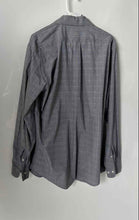 Load image into Gallery viewer, Brooks Brothers Mens Gray Plaid Print Long Sleeve Non-Iron Dress Shirt Sz 16-6/7
