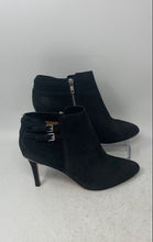Load image into Gallery viewer, Coach Womens Daphney Q5185 Black Side Zip Almond Toe Ankle Booties Size 9 B
