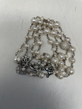 Load image into Gallery viewer, Women's Elegant Double-Strand Faux Pearl Crystal Bead Necklace
