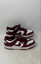 Load image into Gallery viewer, Nike Unisex Kids Dunk Low FB9109-115 White &amp; Red Leather Sneaker Shoes Size 5.5Y
