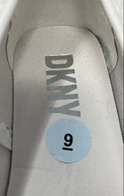 Load image into Gallery viewer, DKNY Womens White Beige Leather Slip-On Almond Toe Loafer Shoes Size 9M
