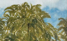 Load image into Gallery viewer, Vertical Tropical River Framed Art Print On Canvas Signed By Lynn Fecteau
