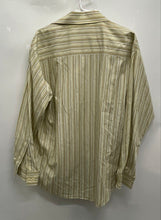 Load image into Gallery viewer, Kenneth Cole Mens Multicolor Striped Pockets Long Sleeve Dress Shirt Size 16
