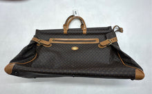 Load image into Gallery viewer, Vintage Valisa Unisex Brown Monogram Outer Pockets Carry-Ons Travel Bag
