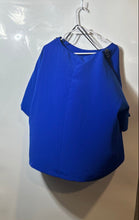 Load image into Gallery viewer, Calvin Klein Womens Blue 3/4 Sleeve Round Neck Regular Fit Blouse Top Size 1X
