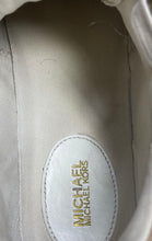 Load image into Gallery viewer, Michael Kors Womens Allie Beige Brown Logo Print Lace-Up Sneaker Shoes Size 7.5M

