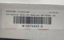 Load image into Gallery viewer, JVC KW-V350BT Black Silver Monitor With DVD Receiver Player Not Tested
