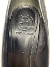 Load image into Gallery viewer, Authentic Tory Burch Womens Sally Black Leather Wedge Pump Heels Size 9 M
