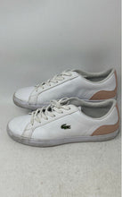 Load image into Gallery viewer, Lacoste Womens Lerond BL 21 1 CFA 7-41CFA00221Y9 White Pink Sneakers Shoes Sz 8
