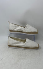 Load image into Gallery viewer, Michael Kors Womens Lenny White Slip-On Round Toe Espadrille Flats Size 7.5 M
