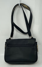 Load image into Gallery viewer, Versace Parfums Womens Medusa Black Zipper Logo Inner Pocket Crossbody Purse
