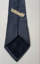 Load image into Gallery viewer, Michael Kors Mens Blue Printed Keeper Loop Adjustable Formal Pointed Tie
