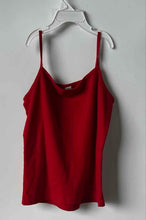 Load image into Gallery viewer, Picasso Womens Red Sleeveless Spaghetti Strap Camisole Top Size Small
