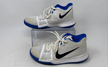 Load image into Gallery viewer, Nike Boys Kyrie 3 859466-102 White Blue Lace-Up Low Top Sneaker Shoes Size 5Y
