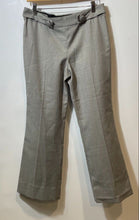 Load image into Gallery viewer, Authentic Tory Burch Womens Gray Flat Front Bootcut Leg Trouser Pants Size 8
