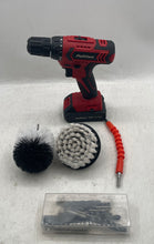 Load image into Gallery viewer, Pulituo DC-7120S Red 20V Keyless Chuck Cordless Drill W/ Accessories Not Tested
