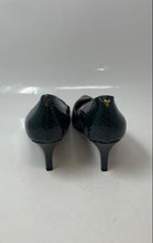 Load image into Gallery viewer, J. Renee Womens Abigaile Black Animal Print Leather Pointed Toe Pump Heels Sz 10

