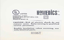 Load image into Gallery viewer, HoMedics Model BMAT-1A Bubble Spa White Blue Massaging Bubble Mat Not Tested
