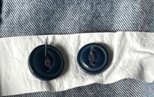 Load image into Gallery viewer, Zara Mens Blue Printed Cotton Long Sleeve Pockets Slim Fit Button-Up Shirt Sz M

