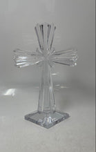 Load image into Gallery viewer, Samobor By Rogaska Slovenia Vintage Style Clear Faceted Glass Crystal Cross
