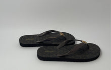 Load image into Gallery viewer, Michael Kors Womens Brown Monogram Slip-On Flip Flop Sandals Size 7 M
