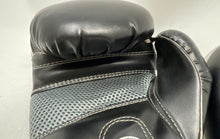 Load image into Gallery viewer, Set Of 2 Pcs Sanabul Unisex Black White Leather Professional Boxing Gloves 10 Oz
