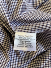 Load image into Gallery viewer, Kenneth Cole Awearness Mens White Black Check Slim Fit Dress Shirt Size 16 32/33
