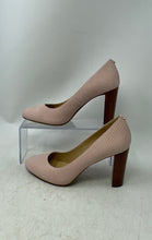 Load image into Gallery viewer, Michael Kors Womens Pink Leather Round Toe Slip-On Pump Heels Size 7.5M
