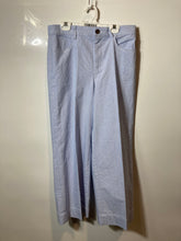 Load image into Gallery viewer, J.Crew Womens Light Blue Flat Front Pockets Wide-Leg Trouser Pants Size 26
