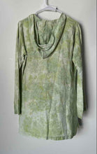 Load image into Gallery viewer, Juicy Couture Womens Green Tie Dye Long Sleeve Hooded Tunic Blouse Top Size S
