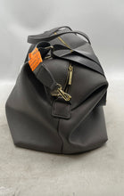Load image into Gallery viewer, Katie Loxton Womens Gray Leather Detachable Strap Weekend Holdall Duffle Bag
