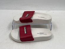 Load image into Gallery viewer, Authentic Dolce &amp; Gabbana Kids White Red Slip-On Slide Sandals EUR 29/30 WORN
