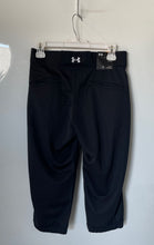 Load image into Gallery viewer, Under Armour Womens Black Regular Fit Flat Front Softball Pants Size S With Tag
