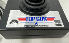 Load image into Gallery viewer, Thrustmaster Black Top Gun PC Game Wired Joystick Controller Not Tested
