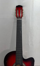 Load image into Gallery viewer, Black Red Cutaway 6-String Right Handed Classical Style Acoustic Guitar
