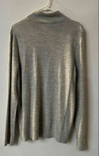Load image into Gallery viewer, Express Mens Gray Long Sleeve Front Quarter-Zip Pullover Sweater Size L
