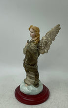 Load image into Gallery viewer, Resin Decorative Feathered Wings Wearing Robe Angel Figurine Collectible
