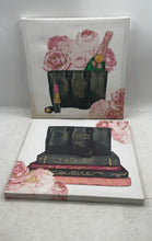 Load image into Gallery viewer, Chanel Unisex Floral Handbag Books Wall Decor 2 Pcs Art Painting On Canvas
