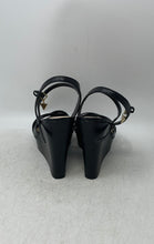 Load image into Gallery viewer, Guess Womens Maylee Black Ankle Strap Wedge Heel Platform Sandals Size 9M
