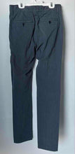 Load image into Gallery viewer, Marc Jacobs Mens Blue Striped Cotton Stretch Skinny Leg Trouser Pants Size 28x34
