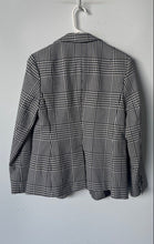 Load image into Gallery viewer, Banana Republic Womens Black White Houndstooth One-Button Blazer Size 2P

