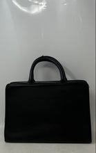 Load image into Gallery viewer, Michel Germain Womens Black Faux Leather Inner Pocket Zip-Around Satchel Purse
