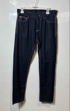 Load image into Gallery viewer, Armani Exchange Mens Blue Denim Dark Wash Pockets Straight Leg Jeans Size 30
